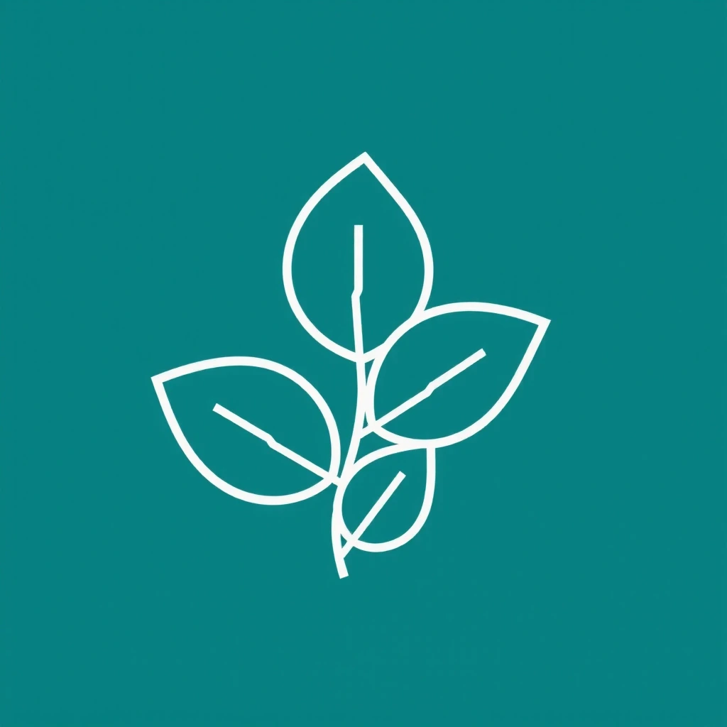 Composition botanique abstraite